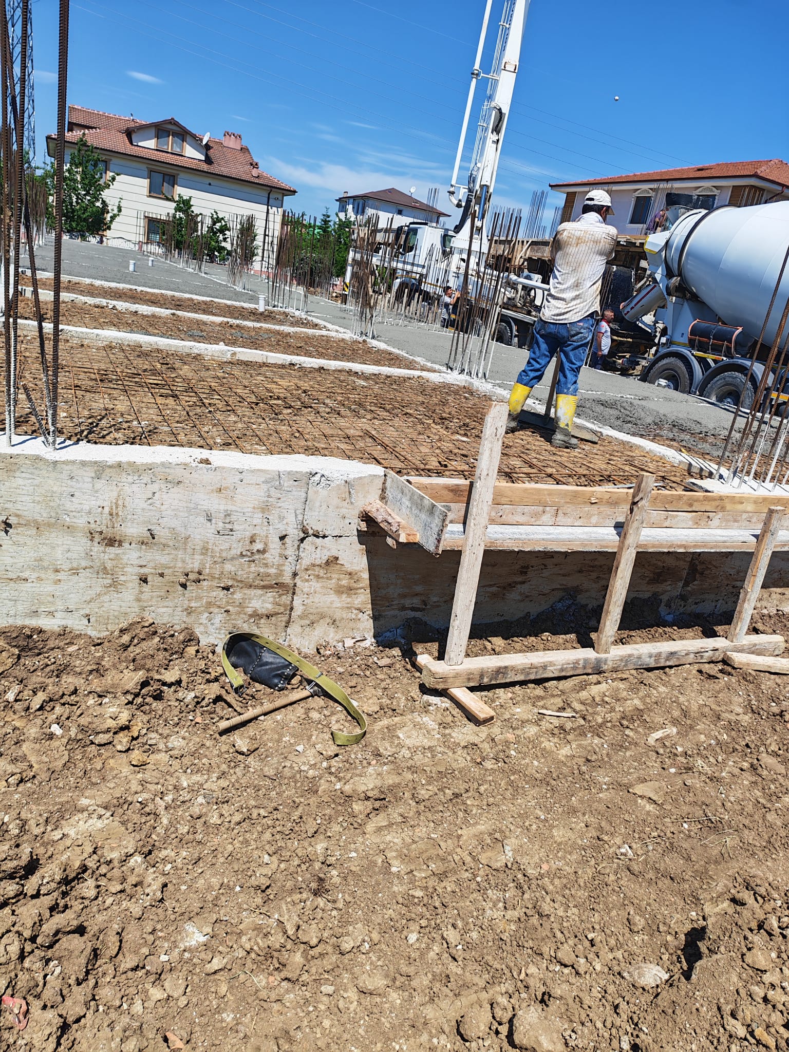 Toru İnşaat 2. Etap temel kalıp ve beton çalışması